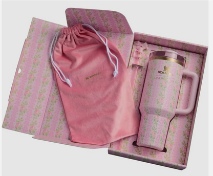 Stanley Tumbler 40 oz (Love Shack Blooming Heirloom)