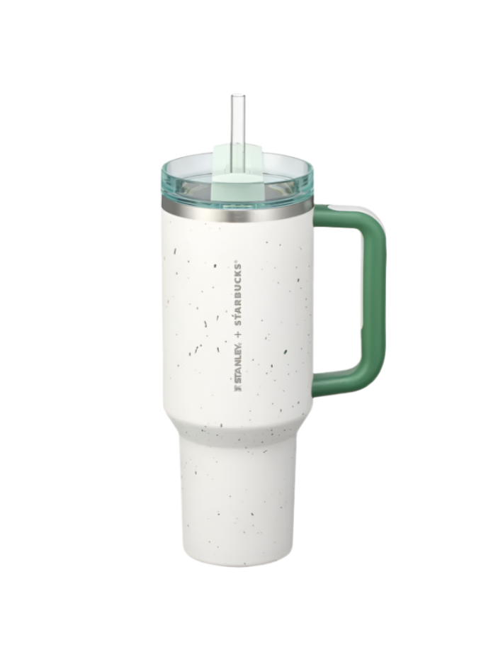 Stanley Tumbler 40 oz (Sbucks White Green)