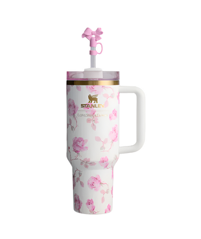 Stanley Tumbler 40 oz (Love Shack Floral White)